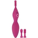 Кліторальний вібратор Sweet Smile Spot Vibrator With 3 Tips 17.9 см рожевий