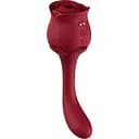 Вакуумний стимулятор клітора з вібрацією B - Series Joy Boss Series Rose бордовий