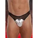 Трусы мужские Softline Thong 4467 XL черный с белым