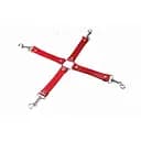 Крестовина Feral Feelings – 4 Way Connector, натуральная кожа, red