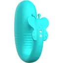 Вібратор для пар Pretty Love Remi 9.6 см бірюзовий