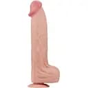 Фалоімітатор LoveToy Sliding-Skin Dual Layer Dong King Sized 36 см тілесний