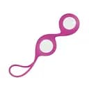 Вагінальні кульки Glamy Cristal Love, 15.5 см, рожевий