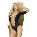 Боди Penthouse Lingerie Salute Me S/M/L черный