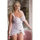 Сексуальный комплект Softline Collection Bianca 2XL белый