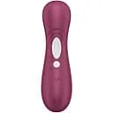 Вакуумний стимулятор клітора з вібрацією Satisfyer Pro 2 Generation 3 Connect App бордовий