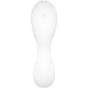 Вакуумний стимулятор клітора з вібрацією Satisfyer Curvy Trinity 5+ білий