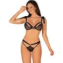 Комплект белья Obsessive Obsessivia S/M черный