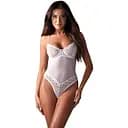 Боди Obsessive Alissium XS/S белый