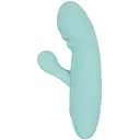 Вібратор-кролик Cuties Mini Rabbit Softies 15.5 см (бірюзовий)