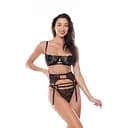 Комплект білизни Anais Daisy S/M (чорний)