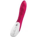 Потужний вібратор Mystim Sassy Simon Pink з двома моторами та стимулюючим рельєфом