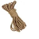 Джутовая веревка BDSM 8 метров, 6 мм, натуральный цвет