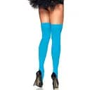 Панчохи Leg Avenue Opaque Nylon Thigh Highs Neon Blue One size
