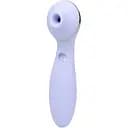 Вакуумний вібратор KisToy Polly Plus Purple з підігрівом