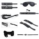 Набір БДСМ аксесуарів Alive Secret Desires Black BDSM Kit (8 pcs)