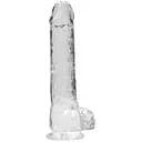 Фаллоимитатор Realrock Crystal Clear 9" 22 см прозрачный
