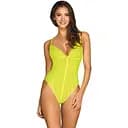 Боди Obsessive Neonia L/XL желтый