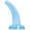 Фалоімітатор RealRock Crystal Clear, 12 см (блакитний)