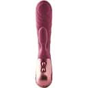 Вібратор Dreamtoys Dinky Duo Vibrator Jimmy K 19.4 см бордовий