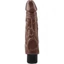 Вібратор Real Touch XXX Vibrating Hard 22.6 см коричневий