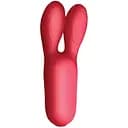 Кліторальний вібратор SugarBoo Coral Kiss з вушками два мотори робота від батарейок