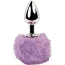 Анальная пробка FeelzToys Bunny Tails Butt Plug Purple