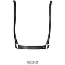 Портупея Bijoux Indiscrets MAZE - X Harness Black, екошкіра