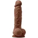 Фаллоимитатор Colours Pleasures 5 Inch 17.7 см коричневый