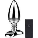 Алюминиевая анальная пробка с вибрацией и дистанционным управлением Nexus Cestos