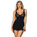 Комплект білизни Obsessive Luvae XS/S чорний