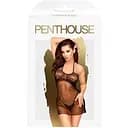 Приталенная сорочка-сетка со стрингами Penthouse All Yours Black M/L