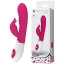 Вібратор кролик Pretty Love Felix 20.5 см рожевий