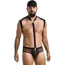 Чоловічий еротичний набір Passion 038 Set John black L/XL