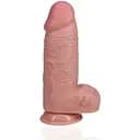 Фалоімітатор RealRock Extra Thick 9”, 23.1 см (тілесний)