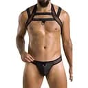 Чоловічий еротичний набір Passion 043 Set Jacob black L/XL