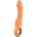 Вібратор Dreamtoys Glam Flexible Ribbed Vibe 22 см помаранчевий