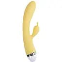 Вібратор-кролик Toyfa Aster Flovetta 22 см (жовтий)