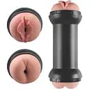 Двойной мастурбатор Lovetoy Traning Master Double Side Stroker телесный