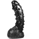 Фалоімітатор Mister B Dark Crystal Tonguebiter 22.5 см чорний