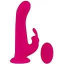 Вібратор-кролик FeelzToys Whirl-Pulse 20 см рожевий