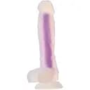 Неоновый фаллоимитатор DreamToys Radiant 19 см синий