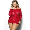 Еротична сукня Anais Alecto 3XL/4XL червоний