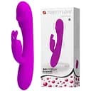 Вібратор-кролик Pretty Love Hunter 17 см рожевий