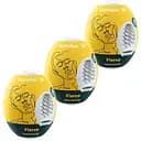 Набор мастурбаторов Satisfyer Masturbator Egg Fierce Set 3 шт. белый