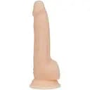 Фалоімітатор Addiction Naked Dual Density Silicone Dong 8" 20 см тілесний