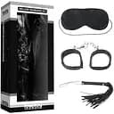 BDSM набор Lovetoy Deluxe Bondage Kit 3 шт. черный