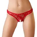 Трусики-стрінги Cottelli Lingerie Lace S червоний