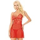 Комплект белья Softline Collection Melania S/M красный