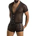 Чоловічий еротичний набір Passion 052 Set Michael black L/XL